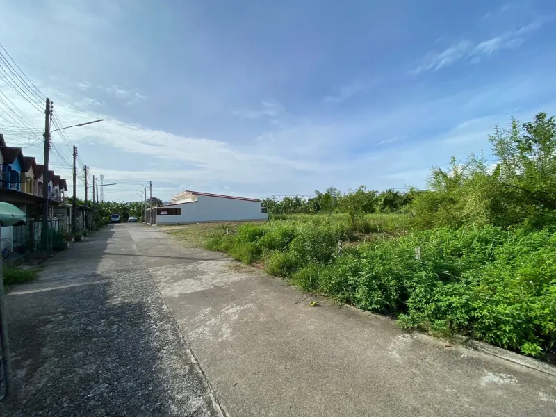 ถนนเลียบที่ดิน ในย่านชุมชน